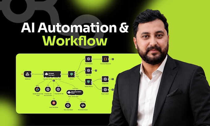 build ai automation, n8n workflows, zapier automation and custom ai agents