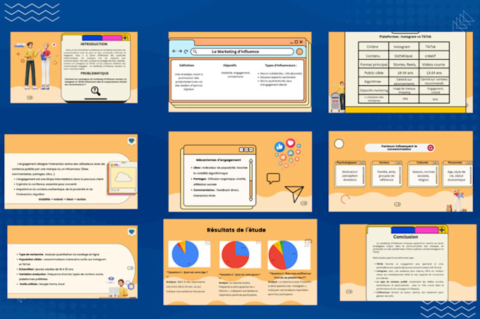 design custom presentations on powerpoint or canva