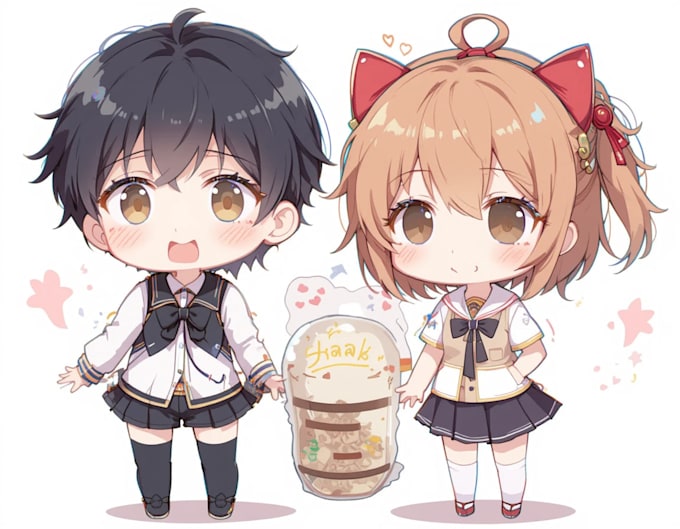 draw chibi art or chibi characters