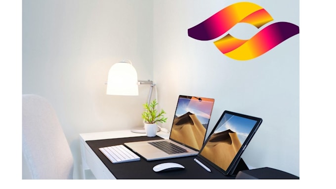 create virtual office setups and zoom backgrounds with your logo