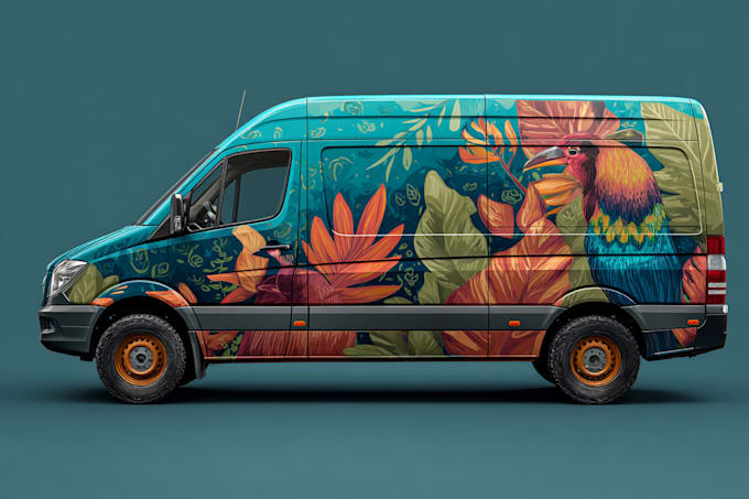 do your car wrap with eye catching custom wrap design