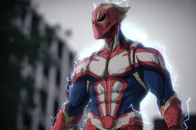 draw superhero character for you