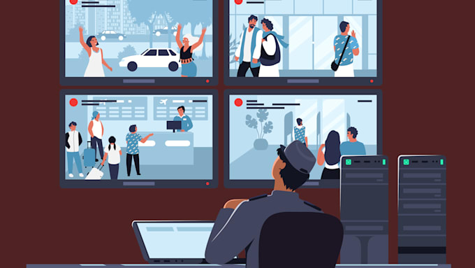 monitor your cctv live feed and alert you about any security issues