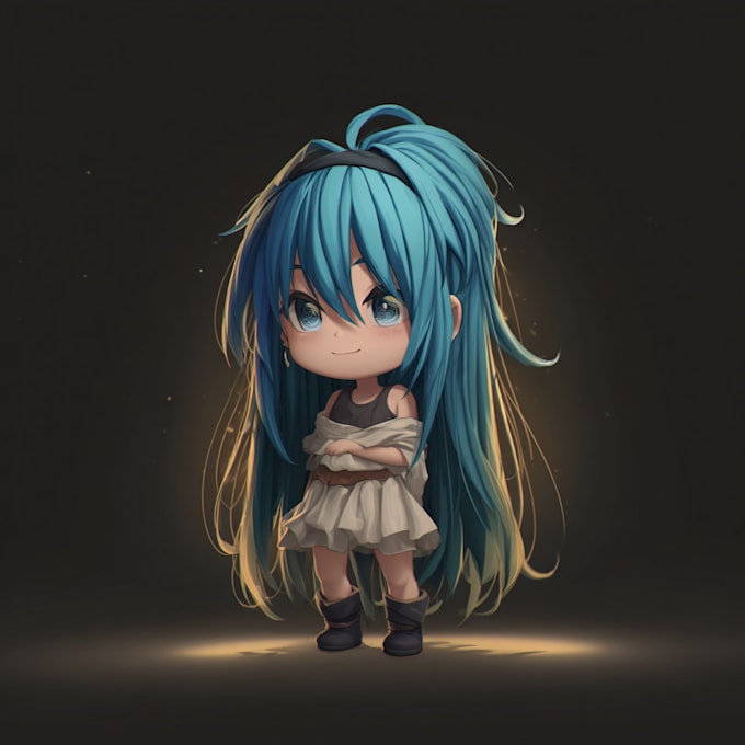 make a chibi anime character