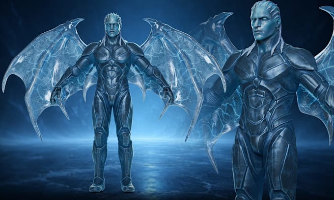 do 3d game character modeling and 3d rigging