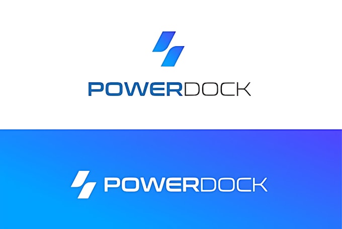 do modern ecommerce retail online store shop logo design