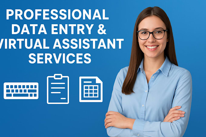 do accurate dara entry, typing, and excel work
