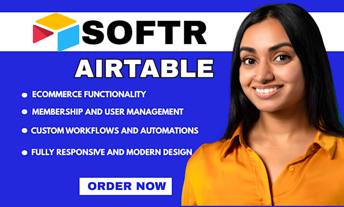 design client portal job portal using softr airtable