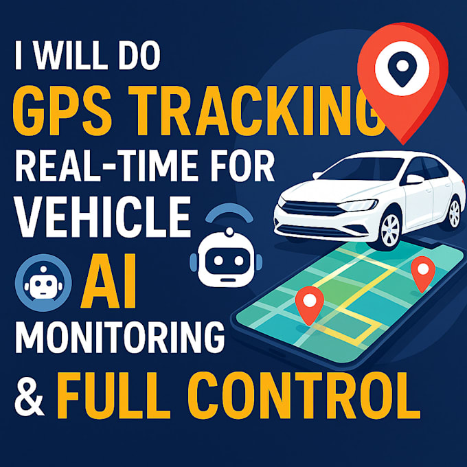 Do gps tracking, real time, for vehicle, android ios app with ai ...