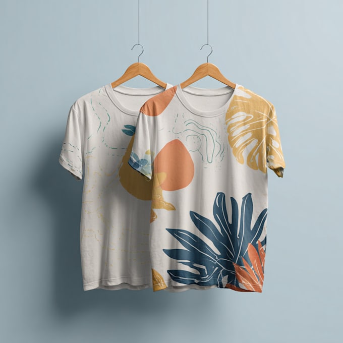 aesthetic and modern tshirt mockup designs