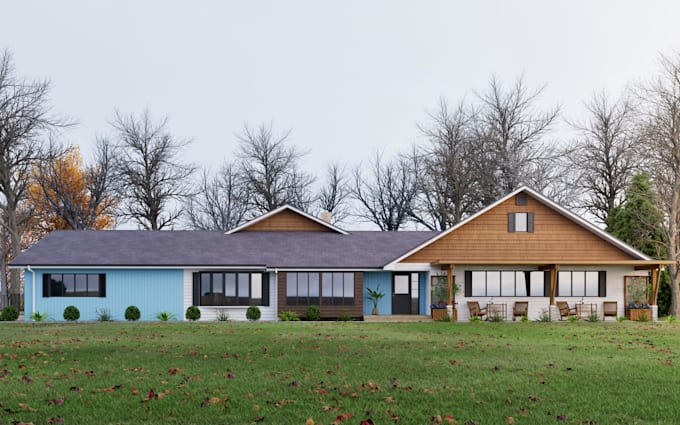 create stunning photorealistic exterior 3d renders