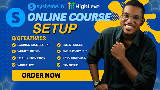 build systeme io landing page systeme io sales funnel blog website online course
