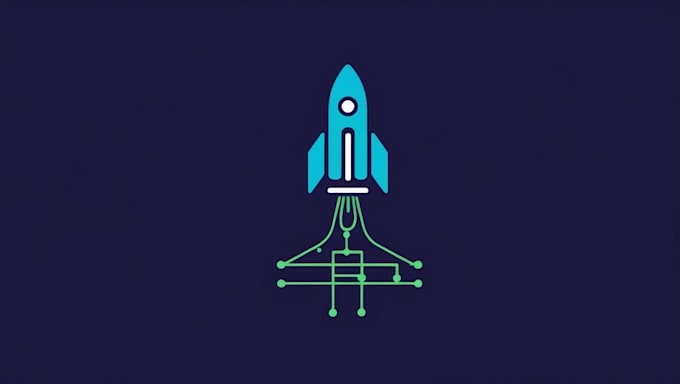 create modren ai, saas, startups and cyber security logo