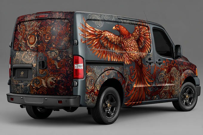 do unique, professional car, van, vehicle wrap design