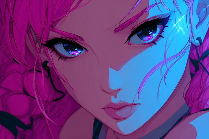 make anime style illustration