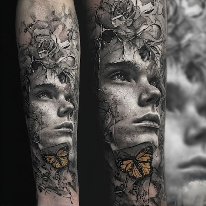 create a realistic realism tattoo design for you