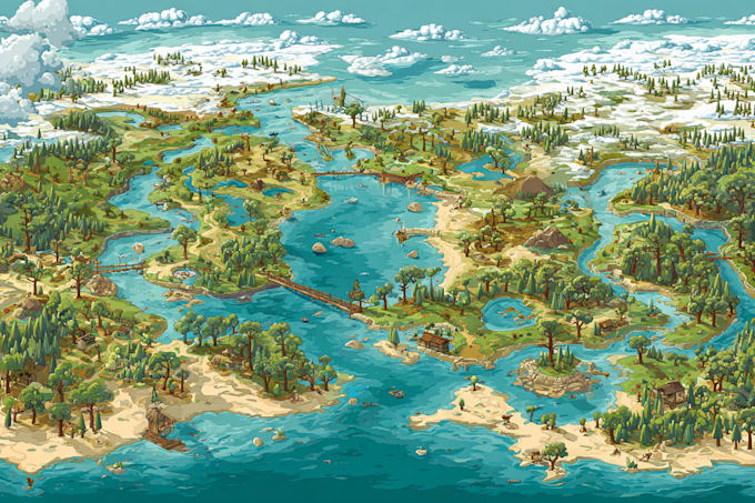 do modern vector maps, rv maps, events, or city maps in illustrator