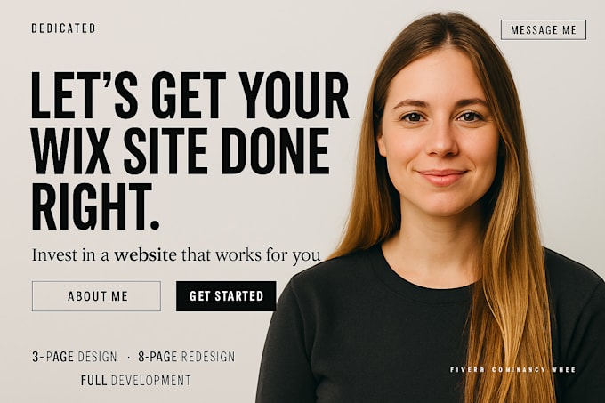 build wix website design wix website redesign wix website development wix expert