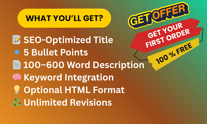 write SEO optimized amazon product descriptions