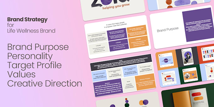 Consult with you on a winning brand strategy plan slogan and name by