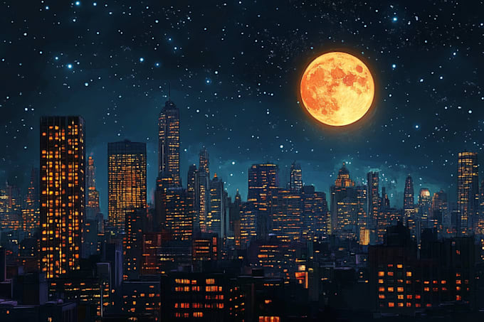 design a cyberpunk sci fi environments art illustration