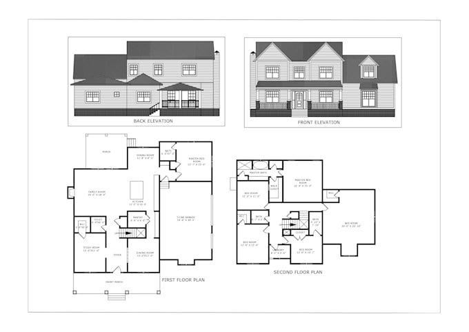 design 2d floor plans and house plans in autocad