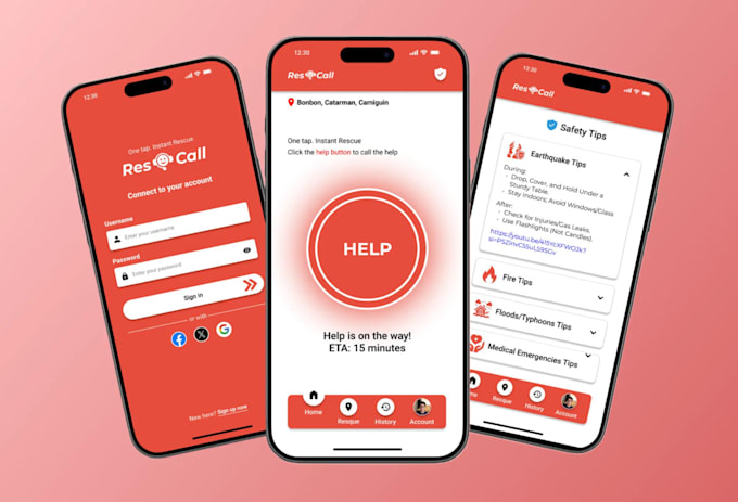develop criminal alert app, incident tracking, emergency app, disaster alert app