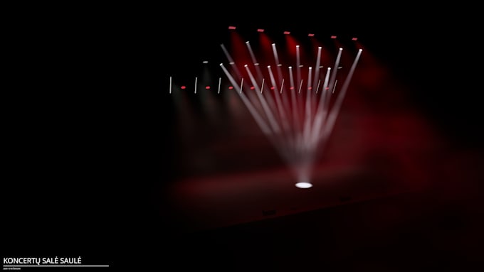 create professional 3d stage lighting visualization and plots in capture