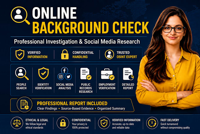 do private investigation, background check, osint and target person data find