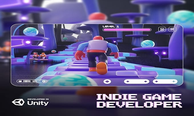 develop high quality indie game in unity or unreal engine
