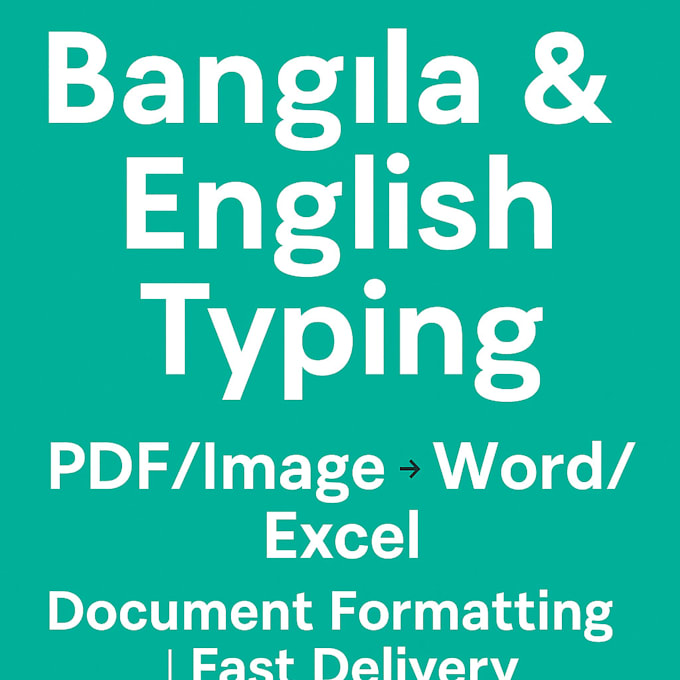 fast and accurate bangla and english typing and data entry