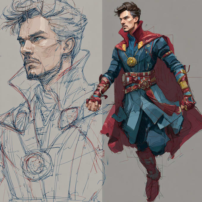 draw superhero comic book comic page comic artist character