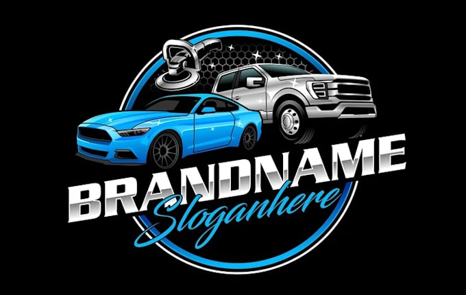 do automotive, garage, auto detailing, car racing and car wash logo design