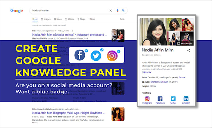 make an google knowledge panel for yourself or your company