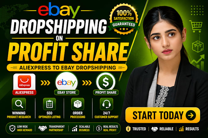 do ebay dropshipping on profit share