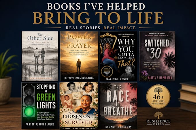 ghostwrite your nonfiction book, memoir, or thought leadership book