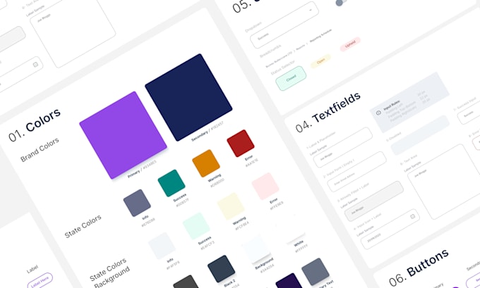 design a scalable UI and UX design system and figma UI kit