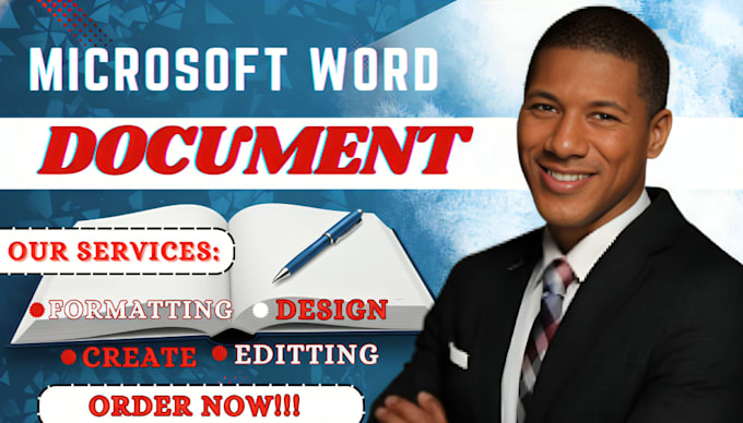 format, edit, design, create microsoft word document