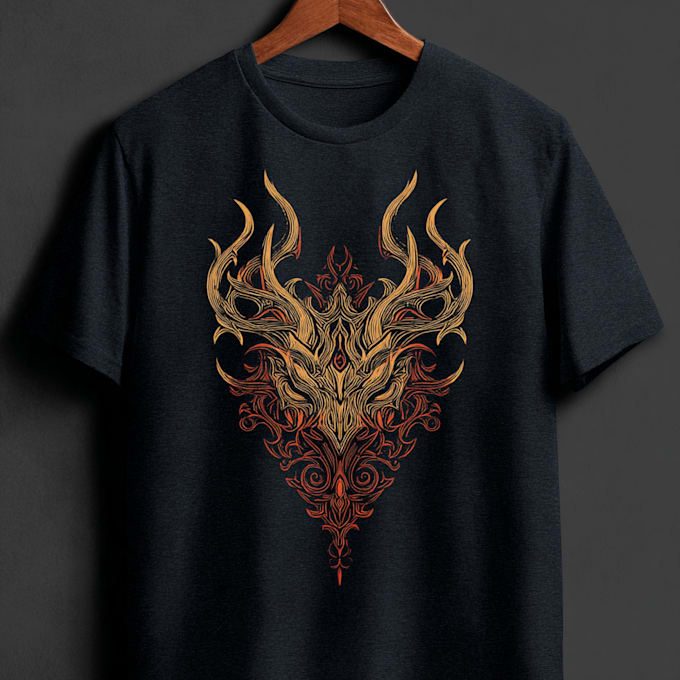 create vintage trendy unique t shirt design