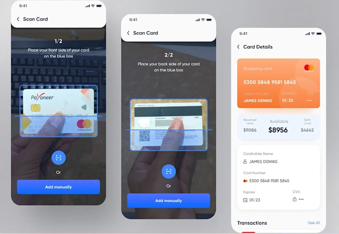 build ai ocr scanner app, receipt, document, cards, ai plate license scanner app