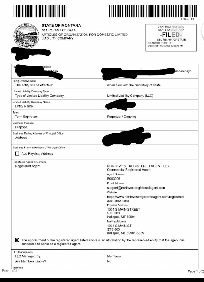 do llc registration, create llc and get your ein