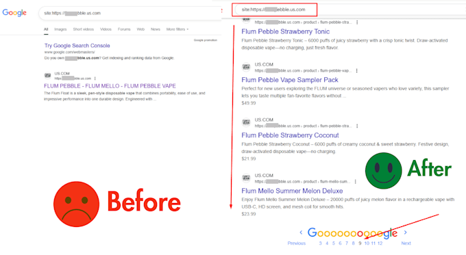 do index all your urls on google and fix gsc indexing errors