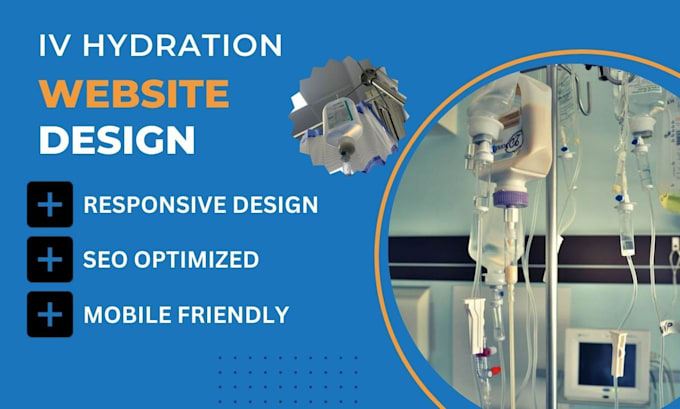 design godaddy iv hydration website iv therapy website iv hydration website