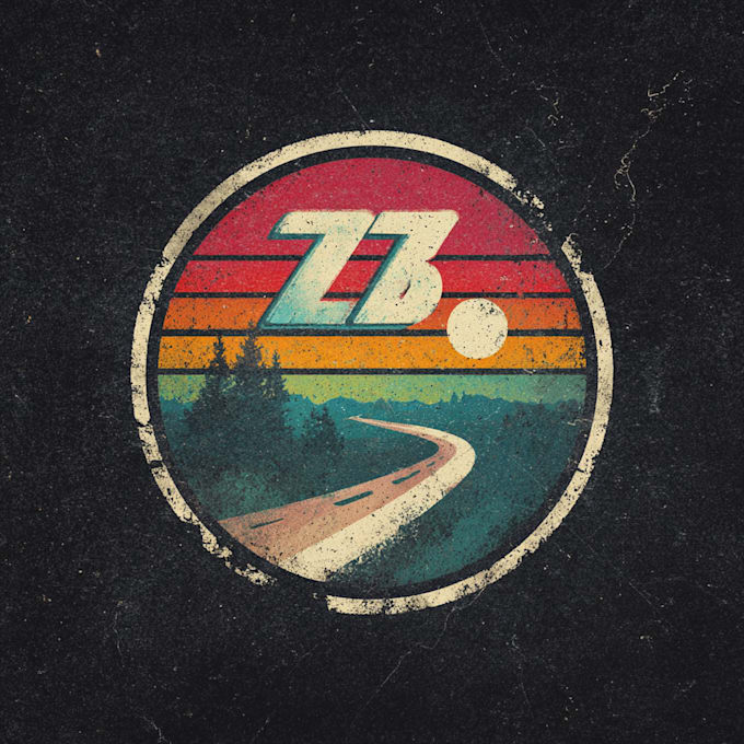 draw a unique vintage, retro logo design