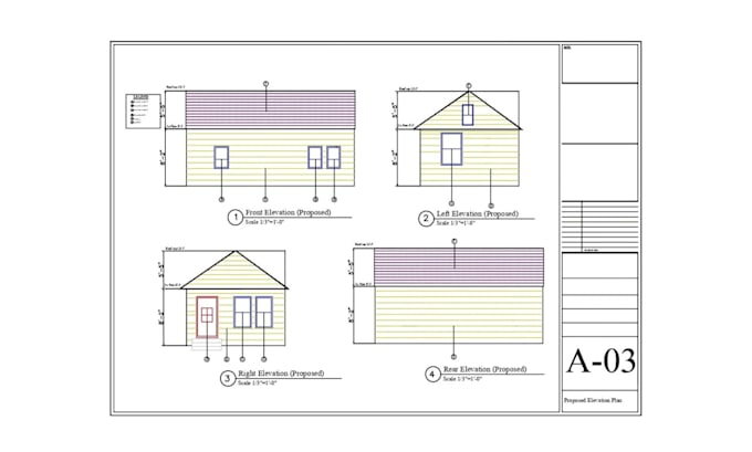 do full USA drawings with city permit set using autocad