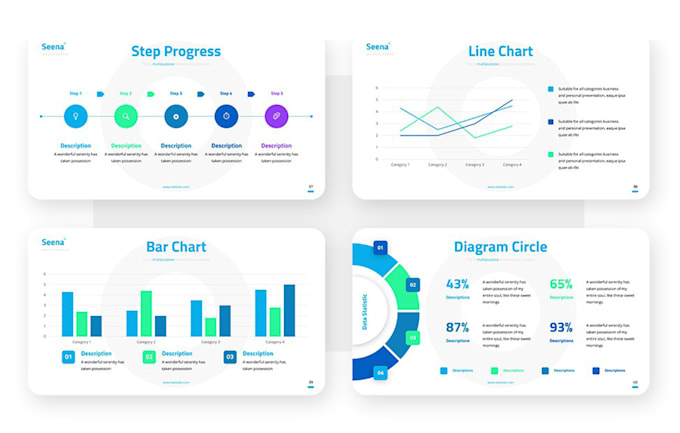 unique design business powerpoint presentation template or google slides