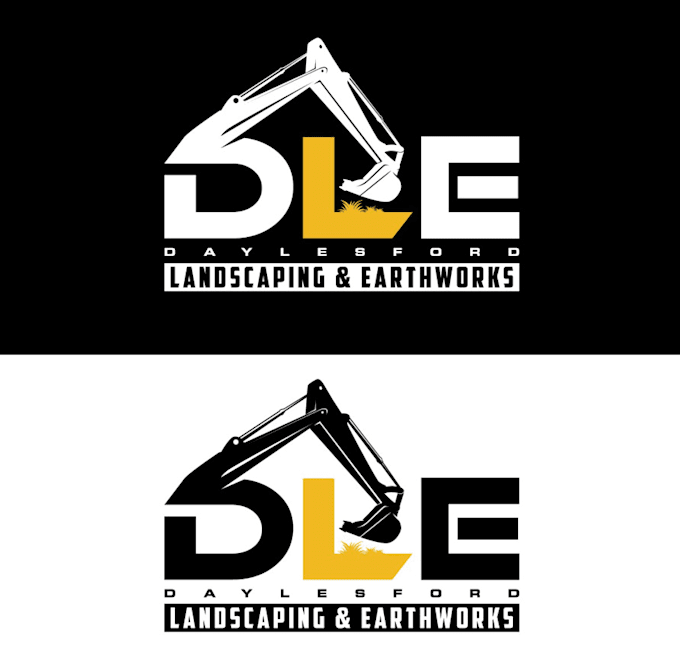 create construction, real estate, and excavation logo