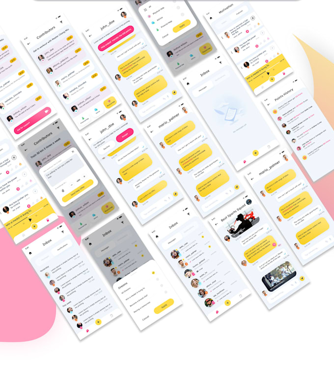 Design modern user friendly mobile app ui ux for ios and android by ...