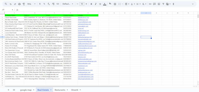 scrape google map data for lead generation, b2b data extraction