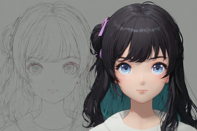create and rig 2d vtuber models of anime characters